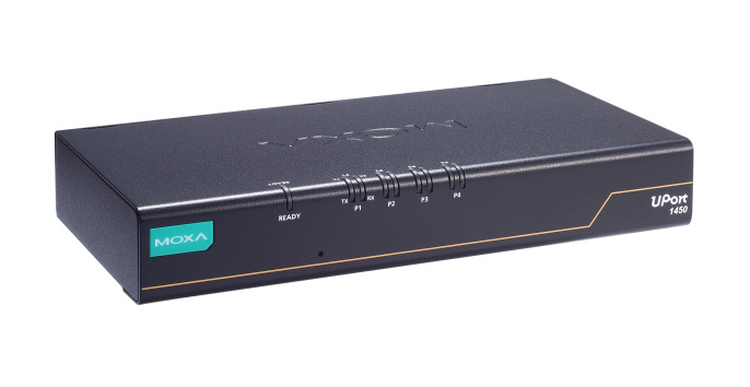 Переходник MOXA UPort 1450-G2, 1 порт USB, 4 порта RS-232/422/485, без БП