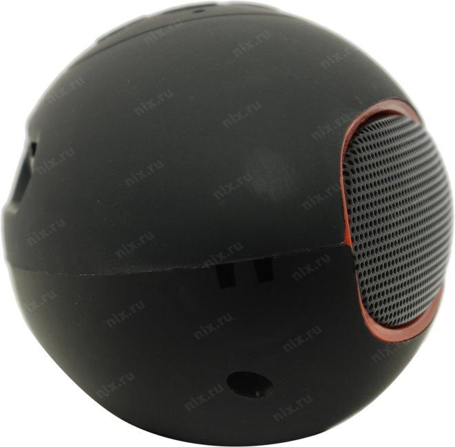 Колонка порт. Hyundai H-PAC100 черный 3W 1.0 BT/3.5Jack/USB