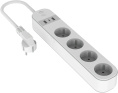 Умная розетка Digma DiPlug Strip 55 EU Wi-Fi белый [dps554s]