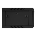 Шкаф телекоммуникационный 19" настенный 4U ExeGate EC-WM-4U.450.G.BLACK 19”, 4U, 600x450x280mm ШхГхВ , передняя дверь закаленное стекло, съемные боковые панели, пыле- и влагозащита IP23, черный RAL 9004 EX300250RUS