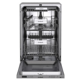 Посудомоечная машина Timberk Set&Dry T-DW45BI103,  узкая, напольная, 59.4см, загрузка 11 комплектов, серебристая