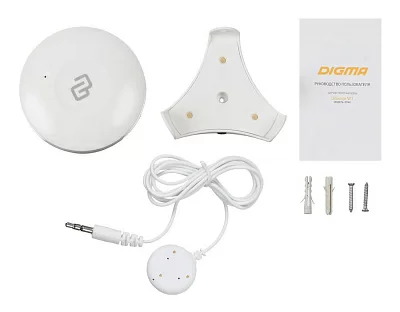 Датчик протечки воды Digma DiSense W1 (DSW1) белый