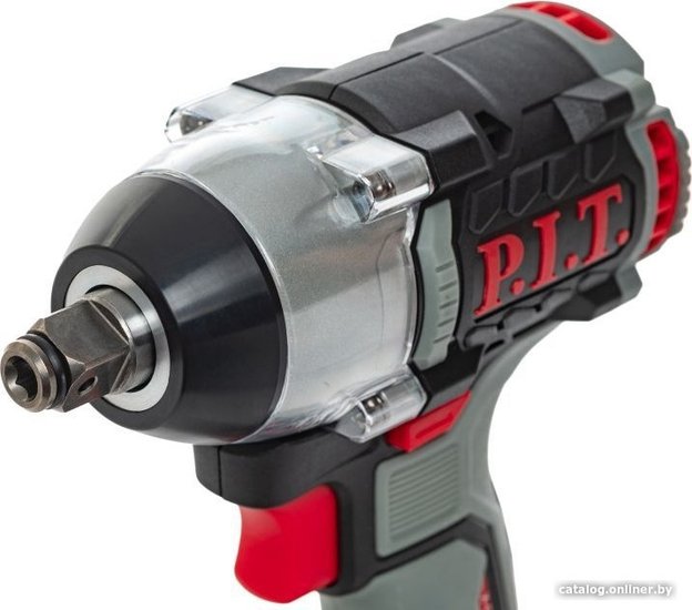 Гайковерт P.I.T. PIW20H-300B (аккумуляторный, 20В, 300Нм, квадрат 1/2" + HEX 1/4")