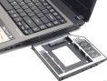 Шасси Gembird MF-95-01 Black для установки 2.5" SATA HDD/SSD в отсек привода ноутбука 9.5мм