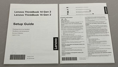 Lenovo ThinkBook 15 G2 ARE [20VG00ALRU] Grey 15.6" {FHD Ryzen 5 4500U/8Gb/512Gb SSD/DOS}