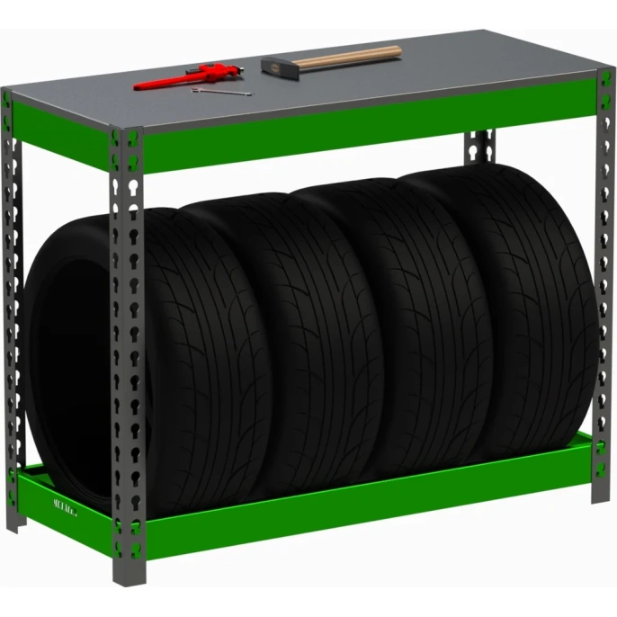 Стеллаж ООО Металекс Metalex серия TIRES 950x1000x400 (одна полка) SMTI951040