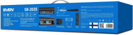 Саундбар Sven SB-2035 SV-022419 40 Вт, Bluetooth, режим вопроизведения: стерео, диапазон частот: 80-20000 Гц, размер динамиков: 78x40 мм, разъемы: AUX, HDMI, SPDIF Optical , пульт ДУ