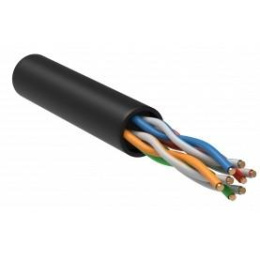 Витая пара U/UTP кат.5е ITK LC3-C5E04-139-100 4 пары черная 100 метров