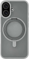 Чехол клип-кейс uBear для Apple iPhone 16 Clip 360 with MagSafe серый CS438GR61RG-I24M