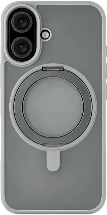 Чехол клип-кейс uBear для Apple iPhone 16 Clip 360 with MagSafe серый CS438GR61RG-I24M