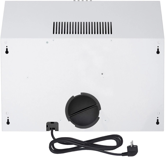 Вытяжка козырьковая OASIS PO-60W, управление кнопочное, белый