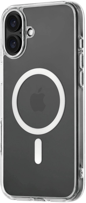 Чехол клип-кейс uBear для Apple iPhone 16 Plus Real with MagSafe прозрачный CS397TT67RL-I24M