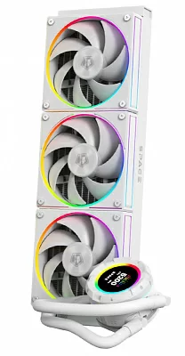 Система водяного охлаждения ID-Cooling SL360 White / LGA2066/2011/1700/1200/1151/1150/1155/1156 AMD AM5/AM4 / 3*120mm FDB / 2100RPM±10% / LCD Display / White