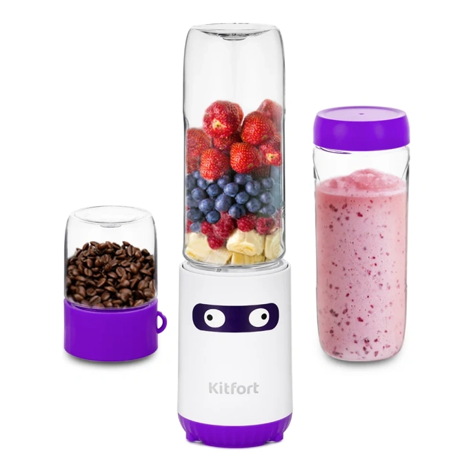 Блендер KITFORT Shake & Take 2 в 1 КТ-3033-1