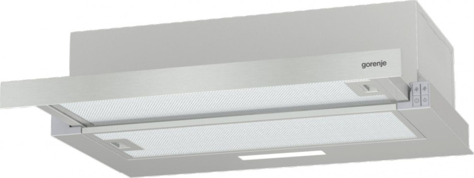 Встраиваемая вытяжка Gorenje TH62E3X, управление кнопочное, нержавеющая сталь