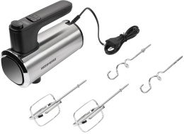 Миксер ручной Редмонд MH2800 400Вт черный/стальной