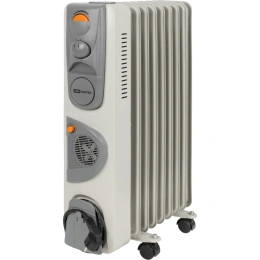 Масляный обогреватель TDM ELECTRIC МО-9ТВ, 2000 Вт, 9 секций, вентилятор, регулировка мощности 800/1200/2000+400 Вт, термостат, SQ2501-0912