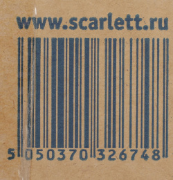 Вентилятор напольный Scarlett SC-SF111B29,  белый и голубой