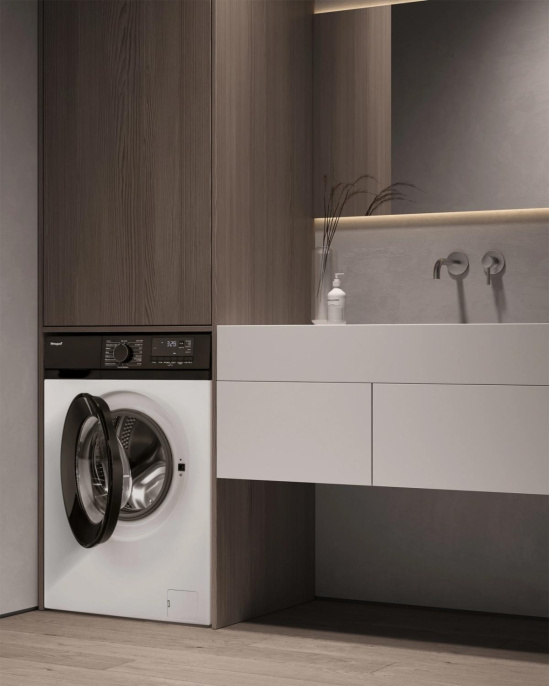 Стиральная машина WEISSGAUFF WM 45127 DC Inverter Steam, с фронтальной загрузкой, 7кг, 1200об/мин, с паром, инверторная