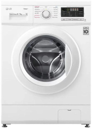 Стиральная машина LG F1296CDS0X, с фронтальной загрузкой, 6кг, 1200об/мин, с паром, с сушкой, инверторная
