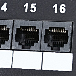 Патч-панель 19", 24 порта RJ-45, кат.5e, W&T Krone IDC, 1U WT-2178A-KR