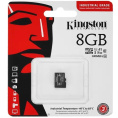 Micro SecureDigital 8Gb Kingston Class10 [SDCIT2/8GBSP] без адаптера