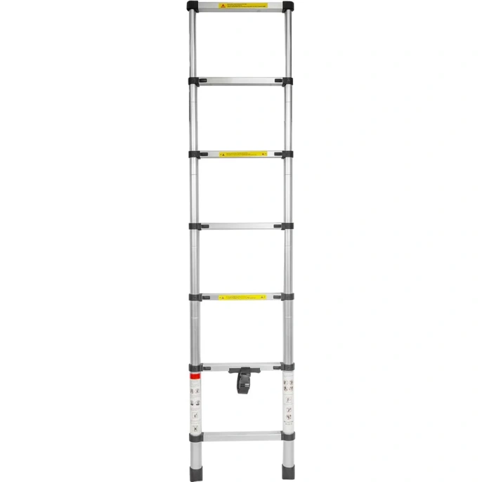 Телескопическая алюминиевая односекционная лестница Forsage 2 м, 7 ступеней F-UP200