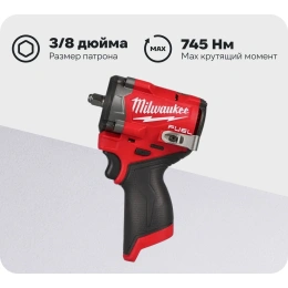Аккумуляторный гайковерт Milwaukee M12 FCIWF38G3-0 4933493451
