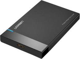 Внешний корпус для жесткого диска UGREEN US221 (30848) 2.5 Inch Hard Drive Box с кабелем Micro-B to USB-A 3.0. Цвет: черный