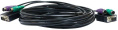 Кабель D-Link DKVM-CB3/A3A 3м, многожильный,  черный