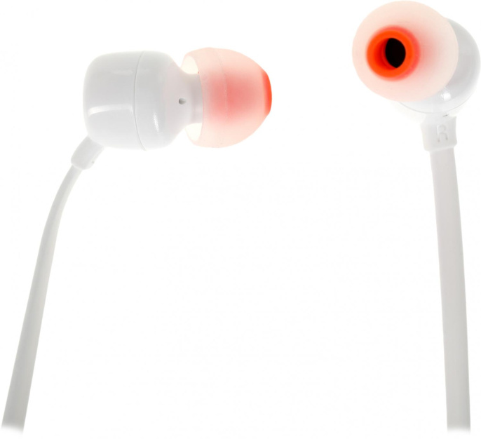 Наушники JBL T110 WHT, белый JBLT110WHT
