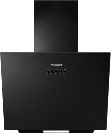 Вытяжка каминная WEISSGAUFF Lyra BL,  кнопочное управление,  черный [429928]