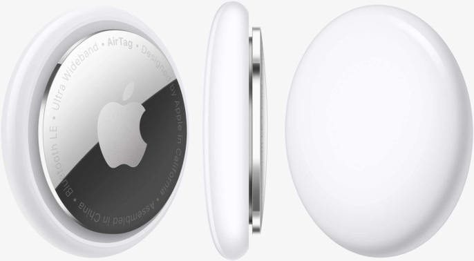 Метка Apple AirTag A2187 компл.: 1шт/ серебристый [mx532ll/a]