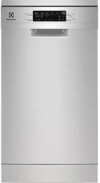 Посудомоечная машина Electrolux ESA63200SX,  узкая, напольная, 45см, загрузка 10 комплектов, серебристая