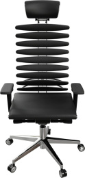 Кресло руководителя МЕТТА Equalizer L2-47D, экокожа, до 150кг, синхромеханизм, регулируемые 5D подлокотники,  черный