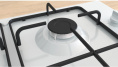 Газовая варочная панель Bosch PBP6C2K80O,  4 конфорки,  эмалированная сталь,  белый