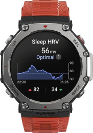 Смарт-часы AMAZFIT T-Rex 3 A2323,  48.5мм,  1.5",  красный/темно-серый [6970100374940]