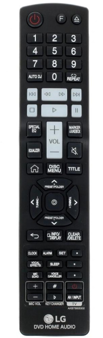 Минисистема LG CL65 черный/красный 950Вт FM USB BT CL65.DRUSLLX