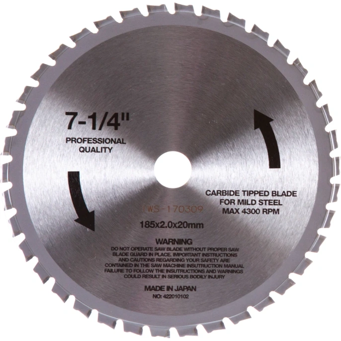 Твердосплавный пильный диск по стали 185х20 мм FLEX 312304