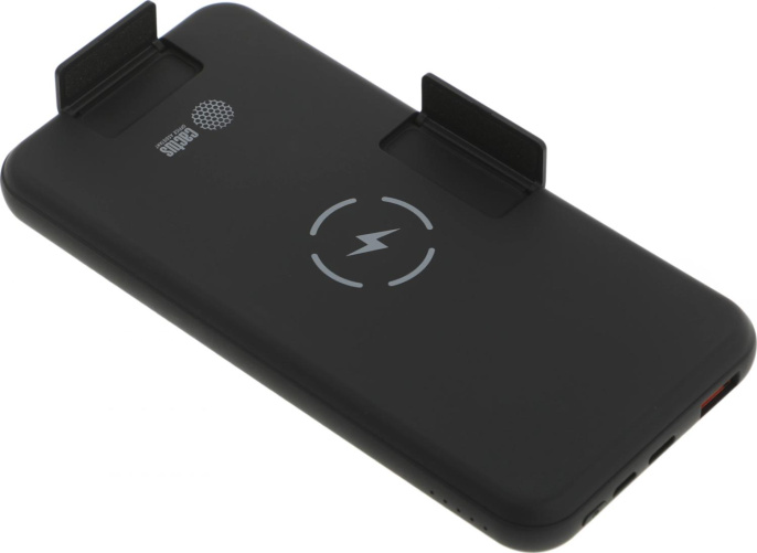 Внешний аккумулятор (Power Bank) Cactus CS-PBFSQT-10000,  10000мAч,  черный