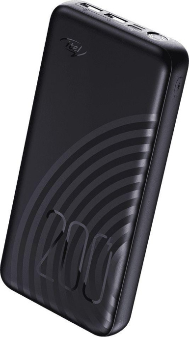 Мобильный аккумулятор Itel Star 200 20000mAh 2.1A 2xUSB-A черный