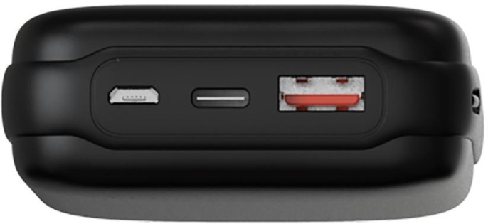 Внешний аккумулятор (Power Bank) Buro BP20A,  20000мAч,  черный [bp20a10pbk]