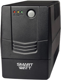 ИБП SmartWatt UPS UNI 1050E Line- interactive 1050VA/600W LED (2 EURO) 12V/9Ah*1  3703020390009