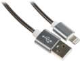  Кабель Premier 6-703M2 1.0BK USB m -Lightning m 1м черный пакет