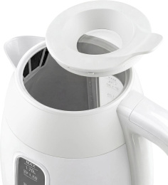 Чайник электрический Polaris PWK 0723DDW 1.7л. 2400Вт белый корпус: пластик