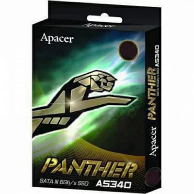 Накопитель SSD 120 Gb SATA 6Gb/s Apacer AS340 Panther AP120GAS340G-1 2.5" 3D TLC