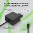 Адаптер питания Digma DM-U65-GAN,  5 - 20 В,  3.25A, 65Вт,  черный