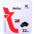 Карта памяти microSDHC UHS-I U1 NETAC P500 Eco 32 ГБ, 80 МБ/с, Class 10, NT02P500ECO-032G-S, 1 шт., без адаптера
