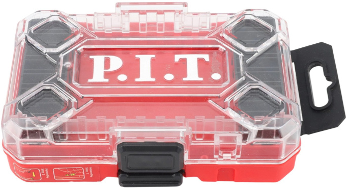 Органайзер P.I.T. HTLB02-1505 для оснастки системы хранения STACKIN, автоматическая фиксация органайзеров между собой, удобные компактные вставки, прозрачная крышка, размер 1/8, материал корпуса: ABS + PP, полезный объем 0.04л