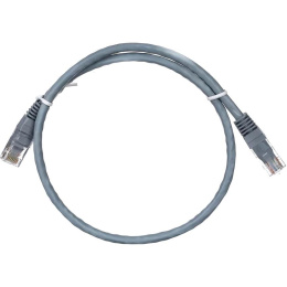 TELECOM Патч-корд UTP кат.6 0,5m серый [NA102-UTP-C6-0.5M]